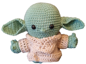 SilverdustUK Crochet 'The Little Green Thing' Toy