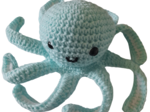 SilverdustUK Crochet Baby Octopus Green