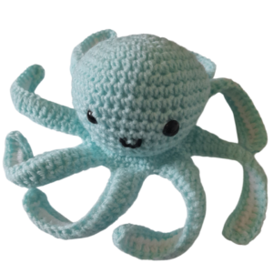 SilverdustUK Crochet Baby Octopus Green
