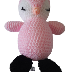 SilverdustUK Crochet Penguin Pink