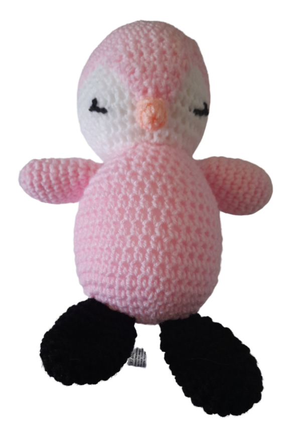 SilverdustUK Crochet Penguin Pink