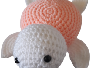 SilverdustUK Crochet Turtle Peach