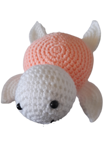SilverdustUK Crochet Turtle Peach