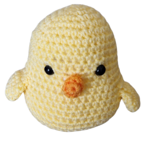 SilverdustUK Crochet Baby Chick Toy Yellow