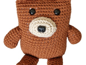 SilverdustUK Crochet Boxy Bear Toy