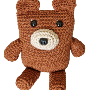 SilverdustUK Crochet Boxy Bear Toy