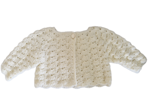 SilverdustUK Crochet Cardigan Pale