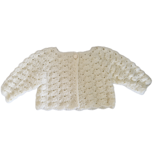 SilverdustUK Crochet Cardigan Pale