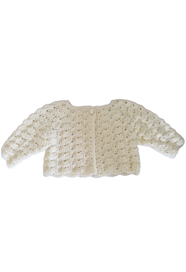 SilverdustUK Crochet Cardigan Pale