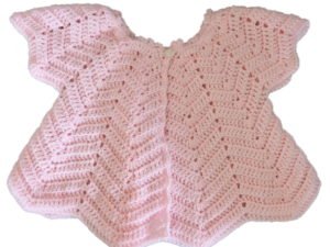 SilverdustUK Crochet Cardigan Pink