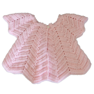 SilverdustUK Crochet Cardigan Pink