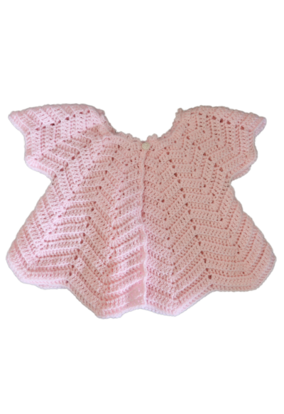 SilverdustUK Crochet Cardigan Pink