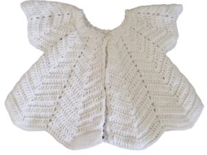 SilverdustUK Crochet Cardigan White