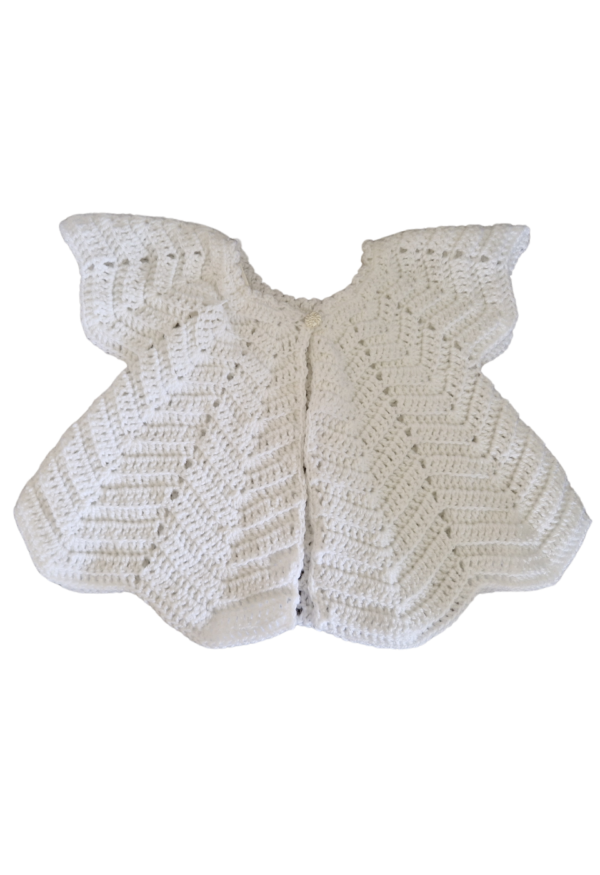 SilverdustUK Crochet Cardigan White