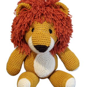 SilverdustUK Crochet Lion Toy