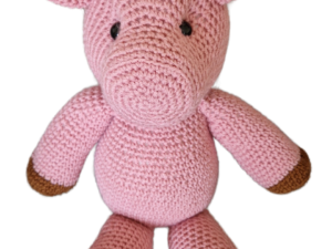 SilverdustUK Crochet Pig Toy