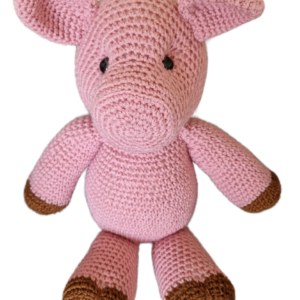 SilverdustUK Crochet Pig Toy