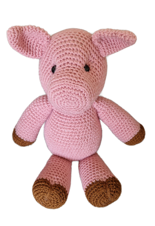SilverdustUK Crochet Pig Toy