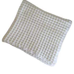 SilverdustUK Crochet Waffle Blanket White