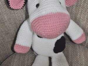 Cow | Pink Black White