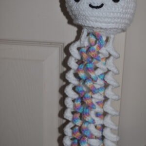 Crochet Jellyfish Toy | Multi/White