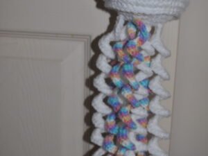 Crochet Jellyfish Toy | Multi/White