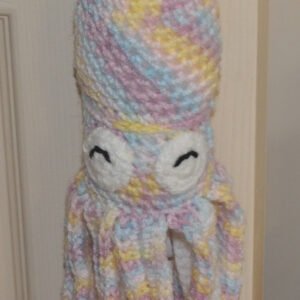Crochet Squid Toy |Light Multi