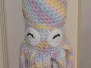 Crochet Squid Toy |Light Multi