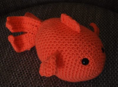 Crochet Fish Toy | Orange