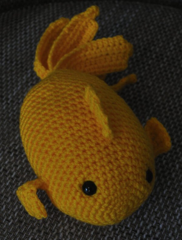 Crochet Fish Toy | Gold