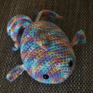 Crochet Fish Toy | Dark Multi