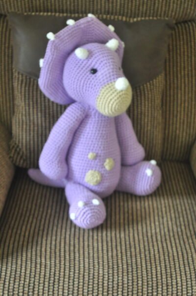 Triceratops |Lilac Beige White
