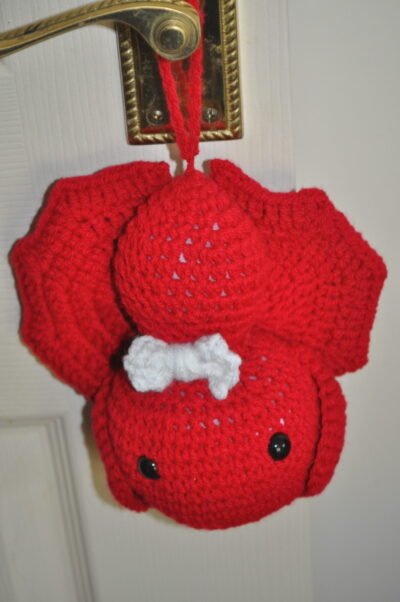 Crochet Bat Toy | Red