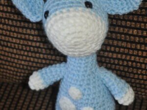 Giraffe/baby blue