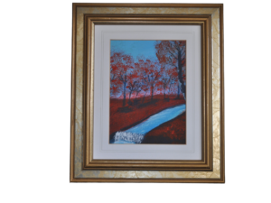 Art in Acrylics (autumn gold)